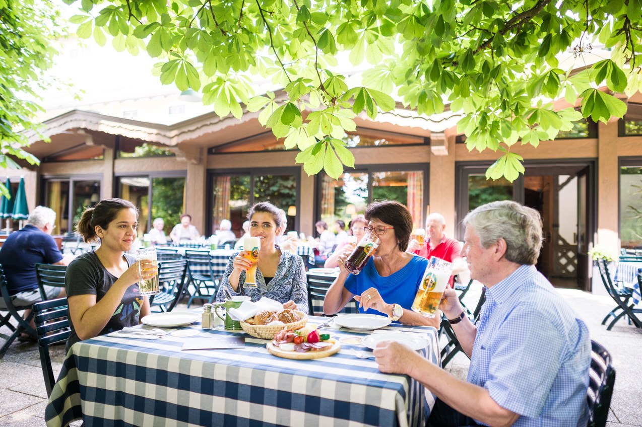Biergarten Bräu im Moos, © Inn-Salzach Tourismus Biergarten Bräu im Moos, © Inn-Salzach Tourismus