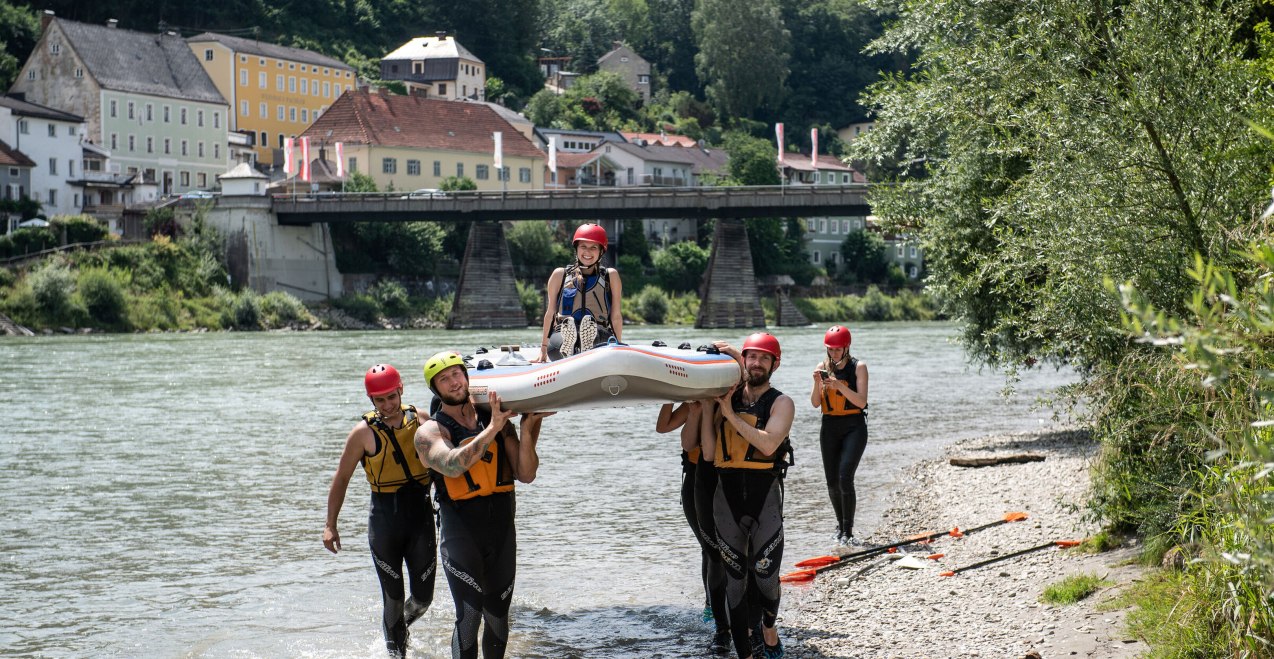 Bootsanlegestelle Burghausen, © Andreas Jacob Bootsanlegestelle Burghausen, © Andreas Jacob