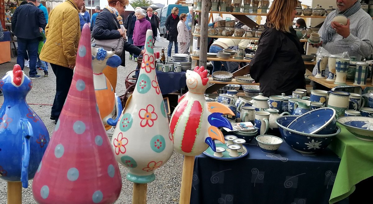 Töpfermarkt in Au am Inn, © Veranstalter Töpfermarkt in Au am Inn, © Veranstalter