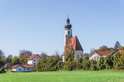 Kirche in Haiming, Landkreis Altötting, © Inn-Salzach Tourismus Kirche in Haiming, Landkreis Altötting, © Inn-Salzach Tourismus