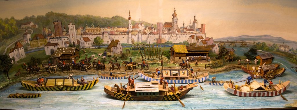Innschifffahrt, © Geschichtszentrum und Museum Mühldorf a. Inn Innschifffahrt, © Geschichtszentrum und Museum Mühldorf a. Inn