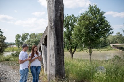 GPS-Tour mit dem Smartphone, © Inn-Salzach Tourismus GPS-Tour mit dem Smartphone, © Inn-Salzach Tourismus