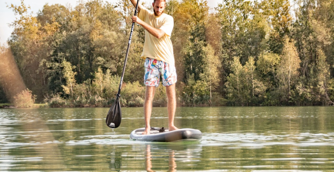 SUP auf der Salzach, © Saskia Niedermeier SUP auf der Salzach, © Saskia Niedermeier