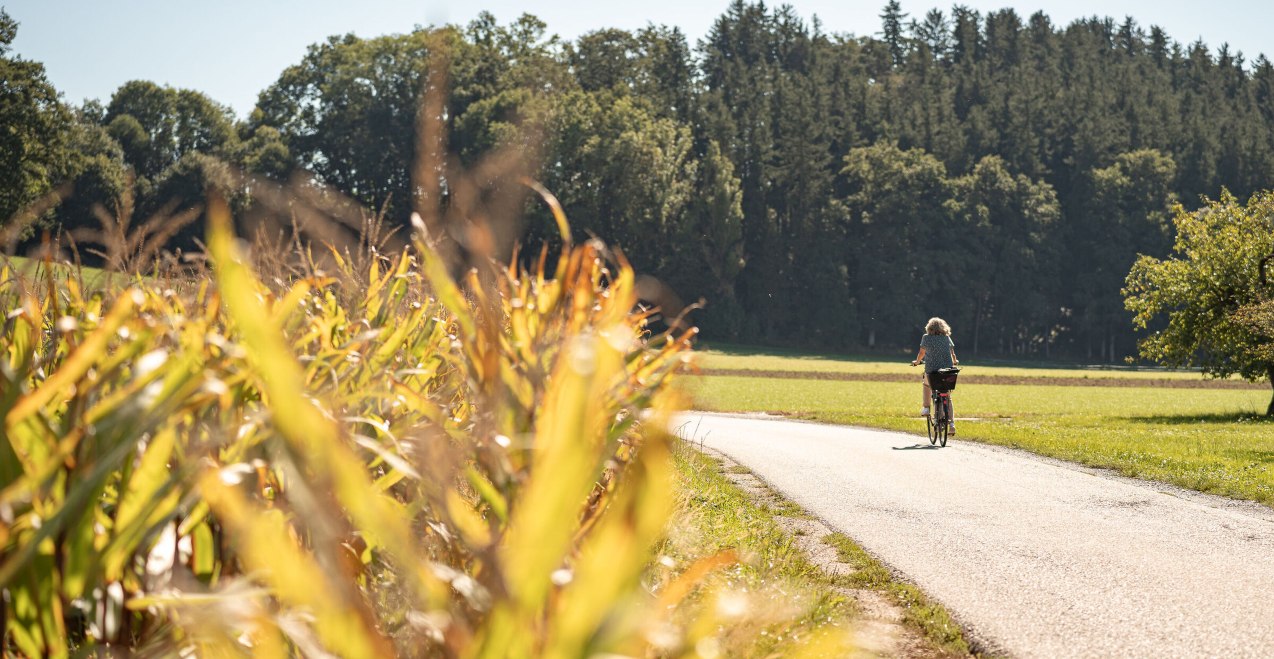 Radfahren auf dem Benediktweg, © Inn-Salzach Tourismus Radfahren auf dem Benediktweg, © Inn-Salzach Tourismus