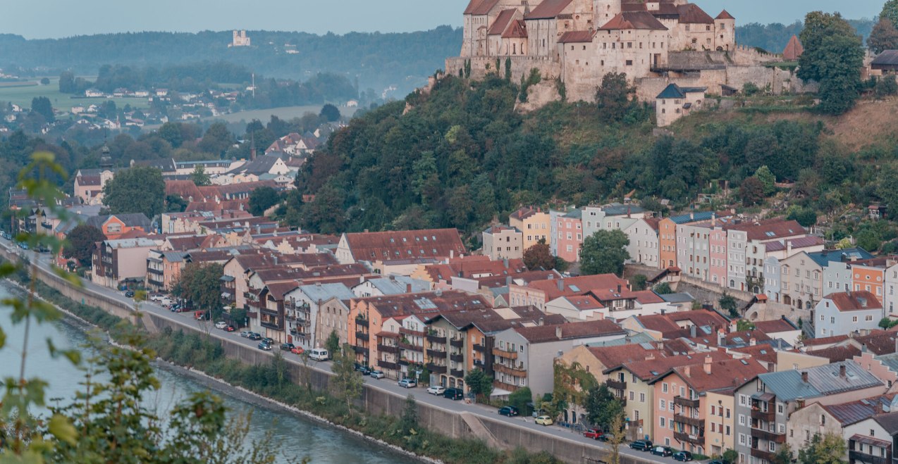 Blick auf die Burg Burghausen, © Inn-Salzach Tourismus Blick auf die Burg Burghausen, © Inn-Salzach Tourismus