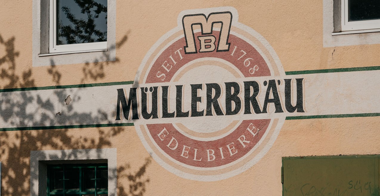 Logo Brauerei Müllerbräu Neuötting, © Inn-Salzach Tourismus Logo Brauerei Müllerbräu Neuötting, © Inn-Salzach Tourismus