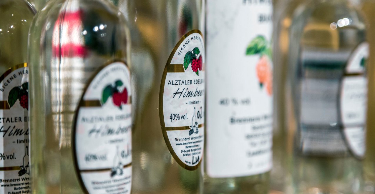 Spirituosen der Brennerei Westenthanner, © Inn-Salzach Tourismus Spirituosen der Brennerei Westenthanner, © Inn-Salzach Tourismus