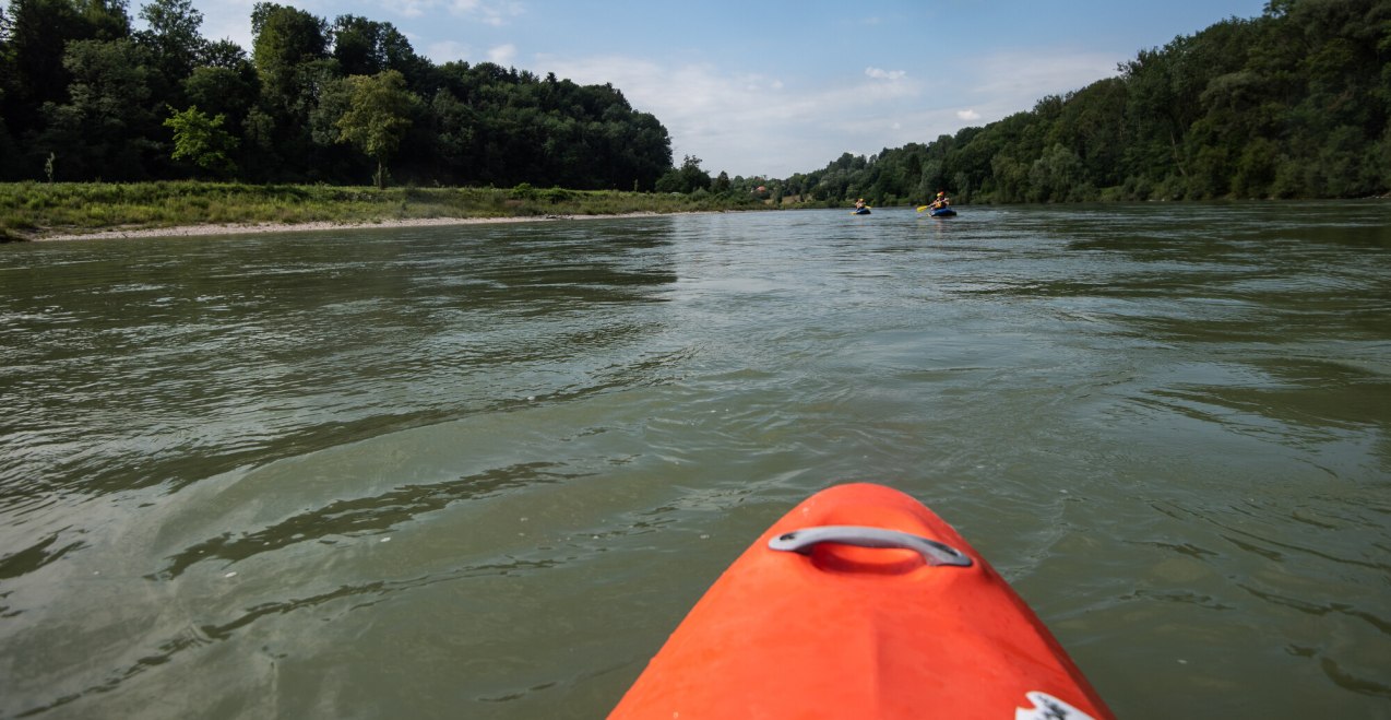 Kajaktour auf der Salzach, © Inn-Salzach Tourismus Kajaktour auf der Salzach, © Inn-Salzach Tourismus