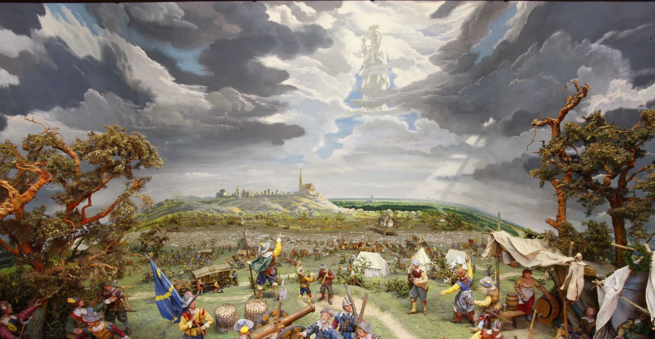 Diorama "Der Rückzug der Schweden" im Altöttinger Marienwerk, © Altöttinger Marienwerk e.V. Diorama "Der Rückzug der Schweden" im Altöttinger Marienwerk, © Altöttinger Marienwerk e.V.