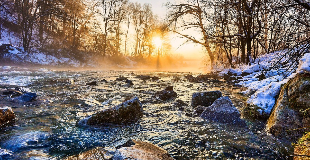 Winterfluss, © Irmi Mayer Winterfluss, © Irmi Mayer