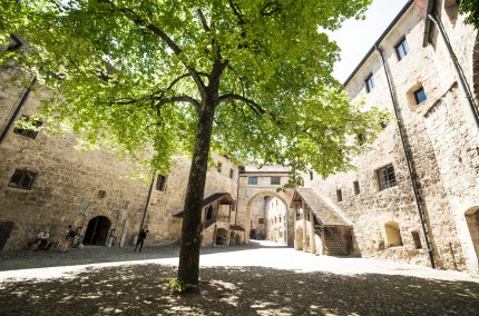 In der Hauptburg der Burg Burghausen, © Inn-Salzach Tourismus In der Hauptburg der Burg Burghausen, © Inn-Salzach Tourismus