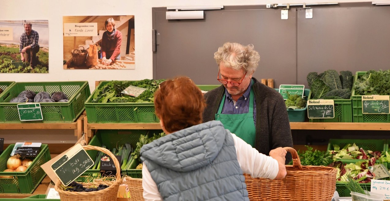 Verkauf beim Bauernmarkt Haag, © Haager Bauernmarktverein Verkauf beim Bauernmarkt Haag, © Haager Bauernmarktverein
