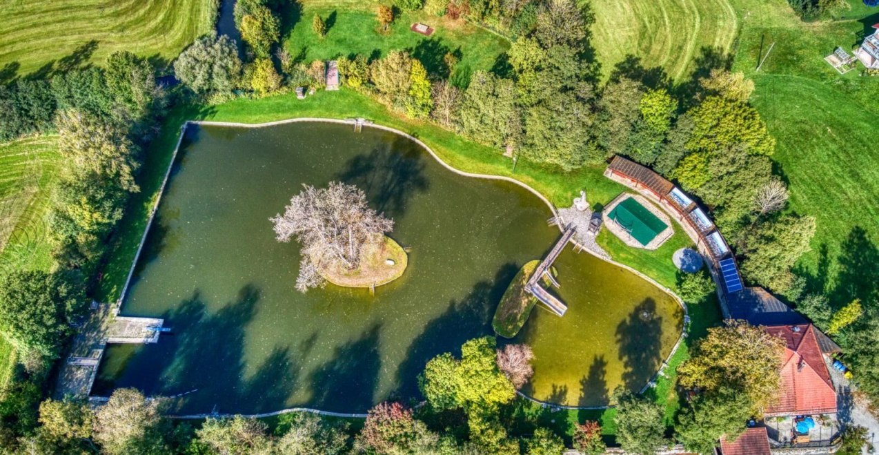 Luftbild Naturbad Haag, © Uli Hoffmann Luftbild Naturbad Haag, © Uli Hoffmann