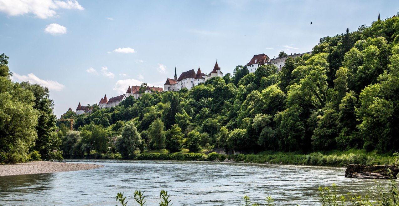 Blick auf die Burghauser Burg, © Inn-Salzach Tourismus Blick auf die Burghauser Burg, © Inn-Salzach Tourismus