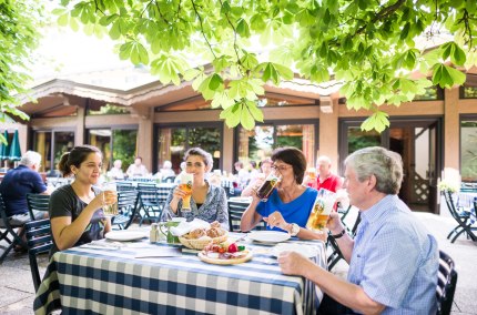 Biergarten Br&auml;u im Moos, &copy; Inn-Salzach Tourismus