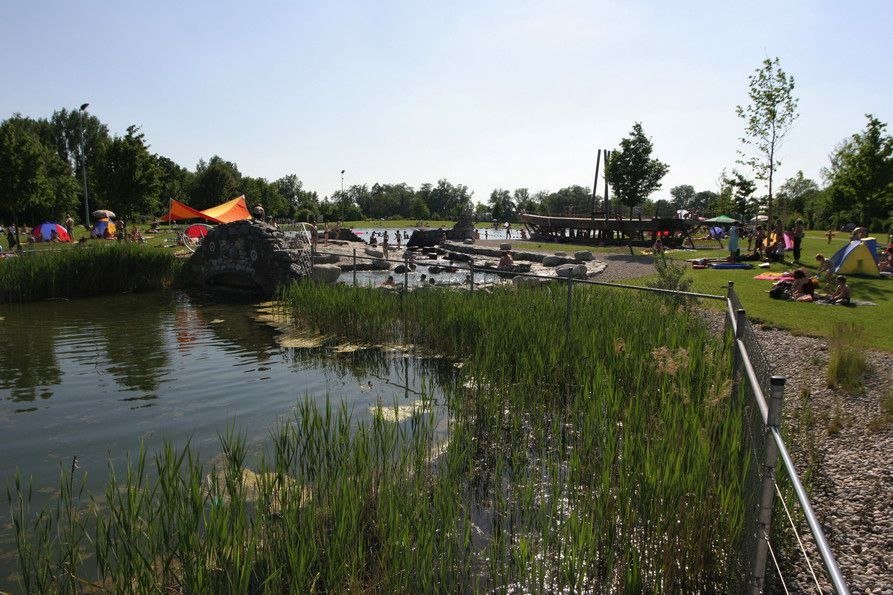 Gr&uuml;ne Lagune in Ampfing, Landkreis M&uuml;hldorf a. Inn, &copy; Inn-Salzach Tourismus