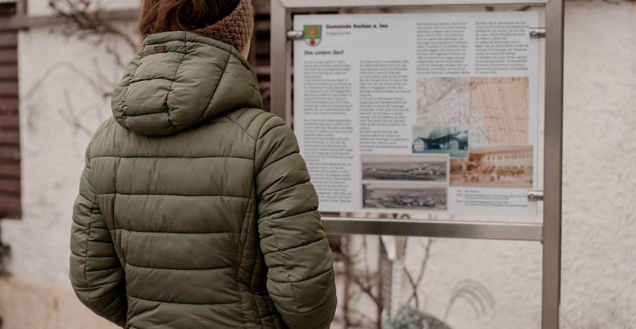 Aschauer Geschichtsweg Tafel, &copy; Inn-Salzach Tourismus