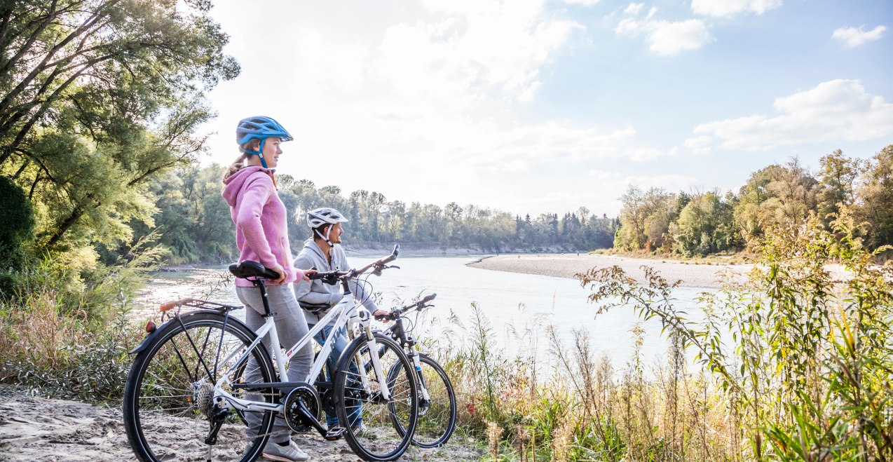 Radfahrer am Inn, &copy; Inn-Salzach Tourismus