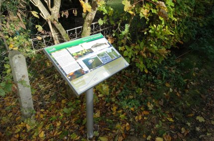 WasserWissensWeg Reischach Schild, &copy; ILE Holzland - Inntal