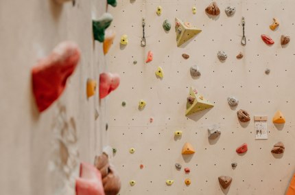 Kletterwand in der Kletterhalle Burghausen, © Inn-Salzach Tourismus