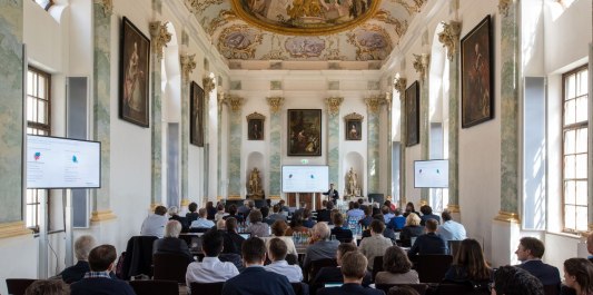 Festsaal des TUM Akademiezenturm Raitenhaslach, &copy; TU Muenchen (Astrid Eckert)