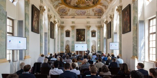 Festsaal des TUM Akademiezenturm Raitenhaslach, © TU Muenchen (Astrid Eckert)