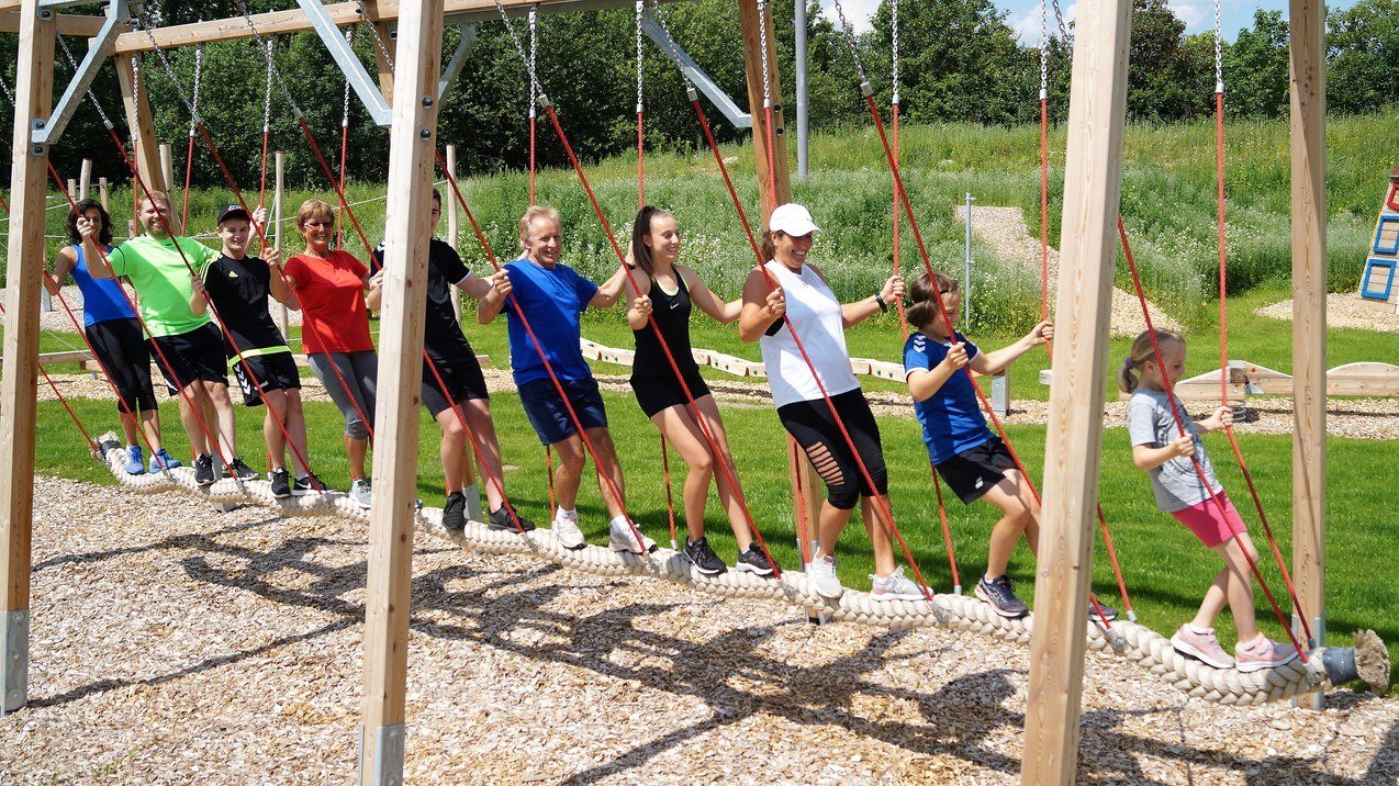 Motorikpark Burghausen erkunden, © Stadt Burghausen