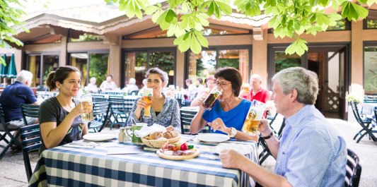 Biergarten Br&auml;u im Moos, &copy; Inn-Salzach Tourismus