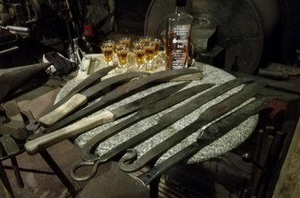 Hammerschmiede Sax-Messer, &copy; Hammerschmiede Burghausen