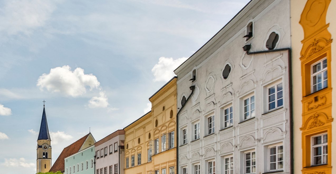 Fassaden M&uuml;hldorf a. Inn, &copy; Inn-Salzach Tourismus