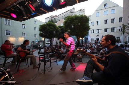 Musiker bei Jazz am Bichl in Burgahausen, © Burghauser Touristik GmbH
