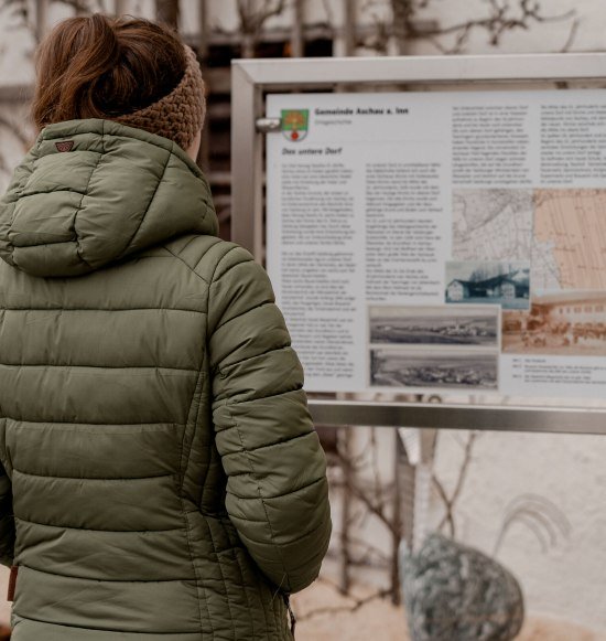 Aschauer Geschichtsweg Tafel, &copy; Inn-Salzach Tourismus