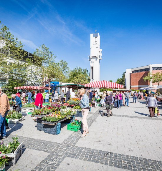 Wochenmarkt Waldkraiburg, &copy; Stadt Waldkraiburg