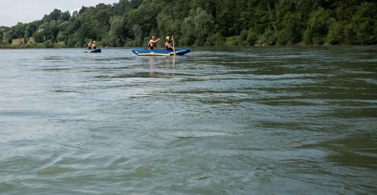 Flusstour auf der Salzach, © Inn-Salzach Tourismus