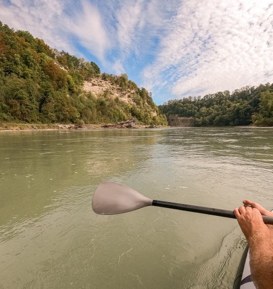 SUP fahren auf der Salzach, &copy; Inn-Salzach Tourismus