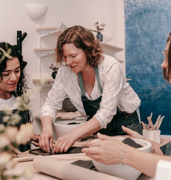 T&ouml;pferkurs mit Frauen, &copy; Lisa Franz