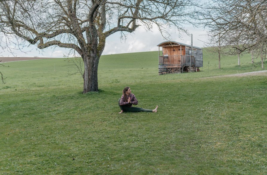 Yoga im AmVieh Theater Schwindegg, &copy; Inn-Salzach Tourismus