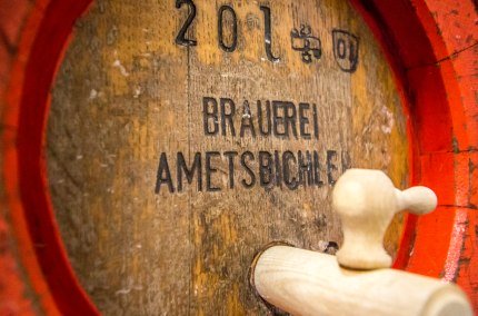 Bierfass der Brauerei Ametsbichler in Aschau a. Inn, © Inn-Salzach Tourismus
