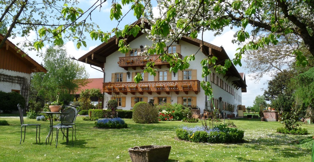 Garten des Frailhofs bei Taufkirchen, © Frailhof