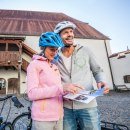 Radfahrer im Haberkasten in Mühldorf a. Inn, © Inn-Salzach Tourismus