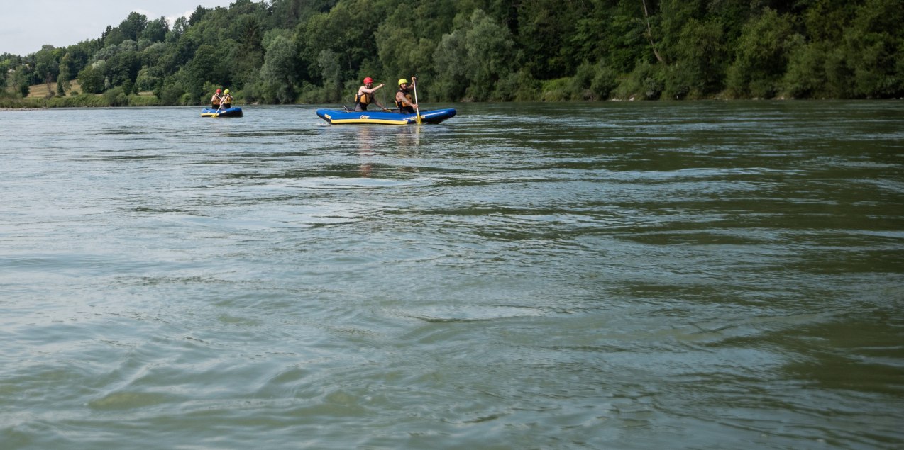 Flusstour auf der Salzach, © Inn-Salzach Tourismus