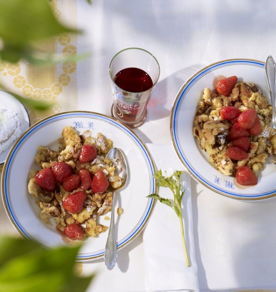 Zwei Portionen Erdbeerschmarrn, &copy; Michael Holz