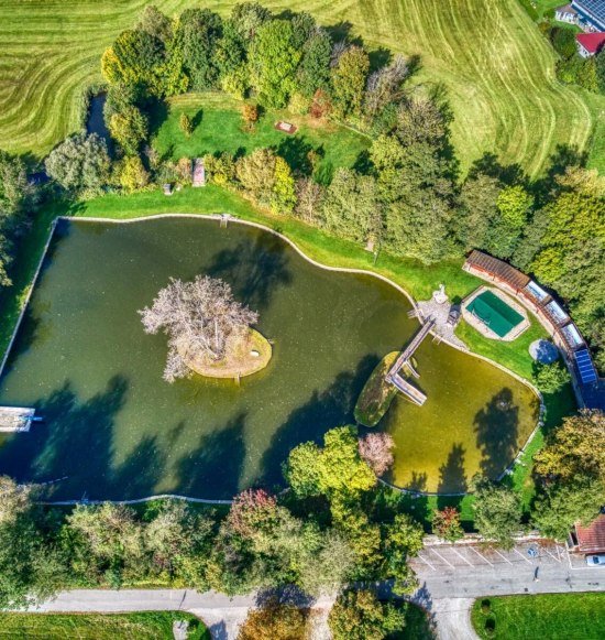 Luftbild Naturbad Haag, &copy; Uli Hoffmann