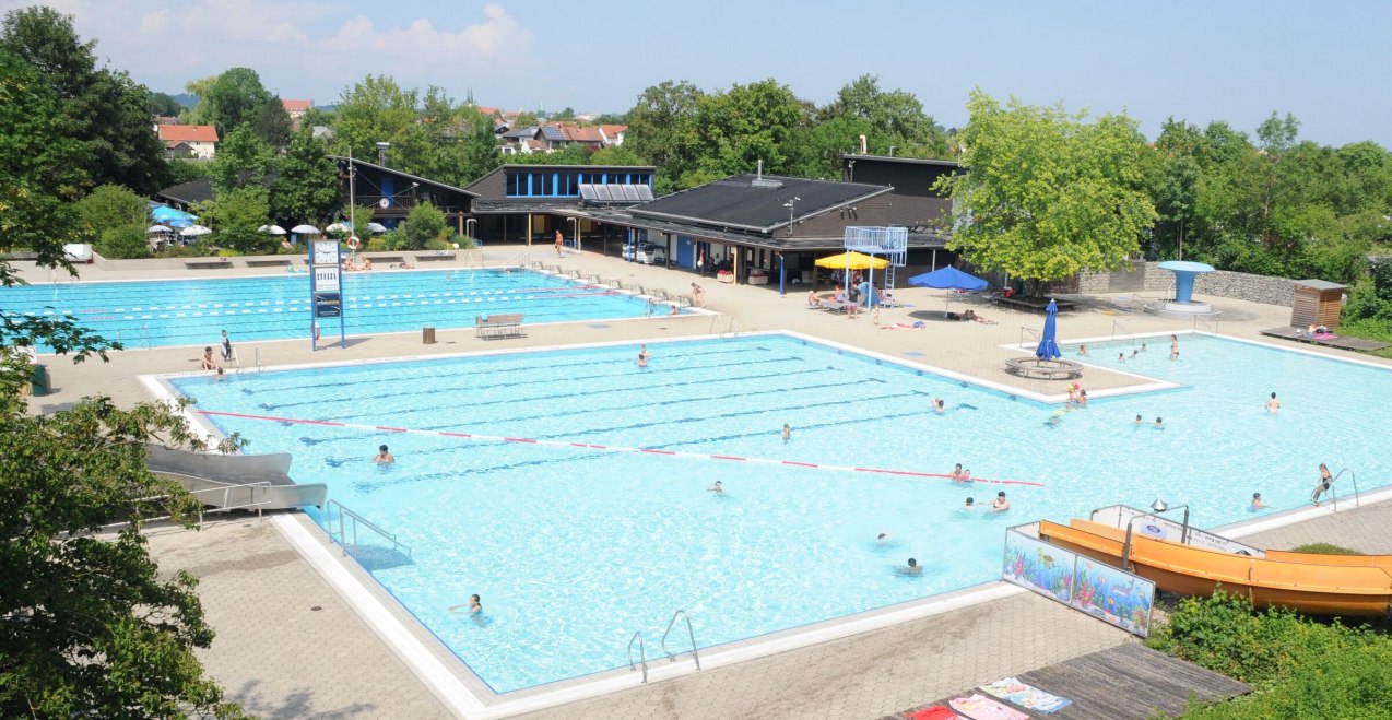 Anlage des Freibads St. Georgen in Altötting, © Stadt Altötting