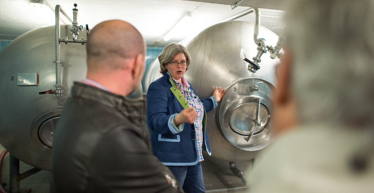 Brauereif&uuml;hrung bei Graminger Wei&szlig;br&auml;u, &copy; Inn-Salzach Tourismus