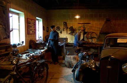 Historische Landmschinen, © Simon Maier