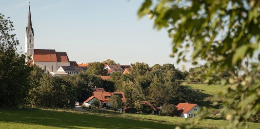 Luftaufnahme Gemeinde Lohkirchen, Landkreis Mühldorf a. Inn, © Inn-Salzach Tourismus