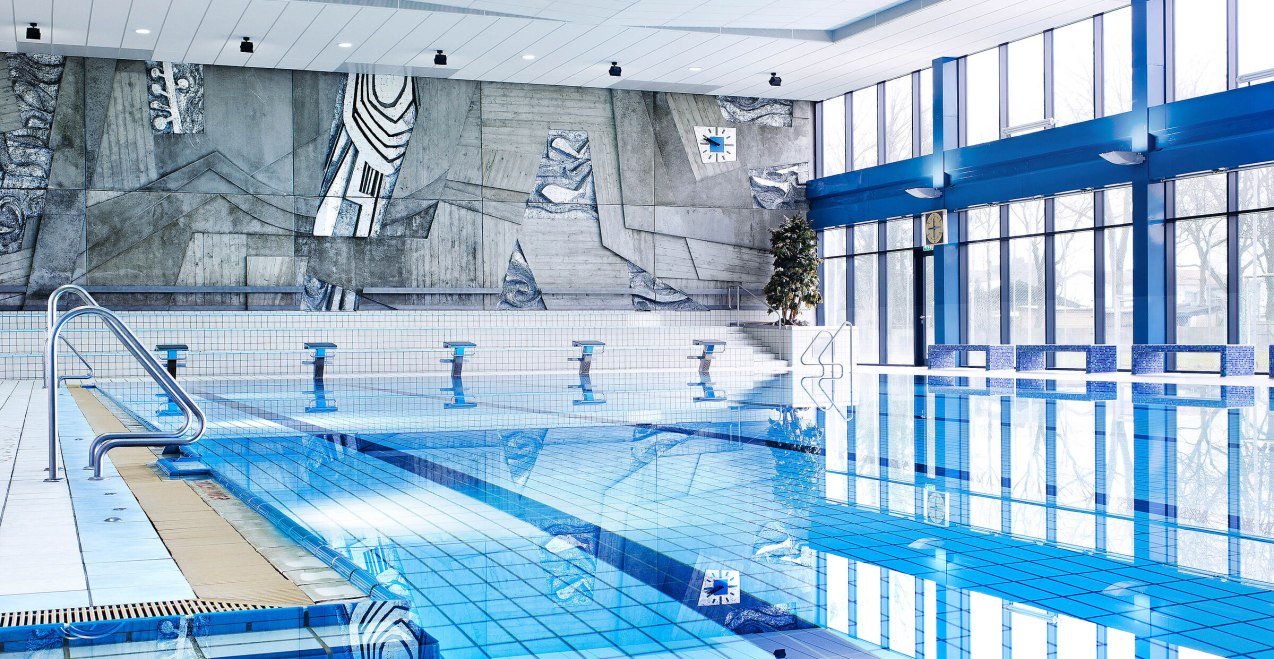 Kreishallenbad Neuötting Schwimmerbecken, © Eva-Maria Feilkas