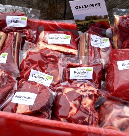 Abgepacktes Rindfleisch, &copy; Hofmetzgerei Gernt