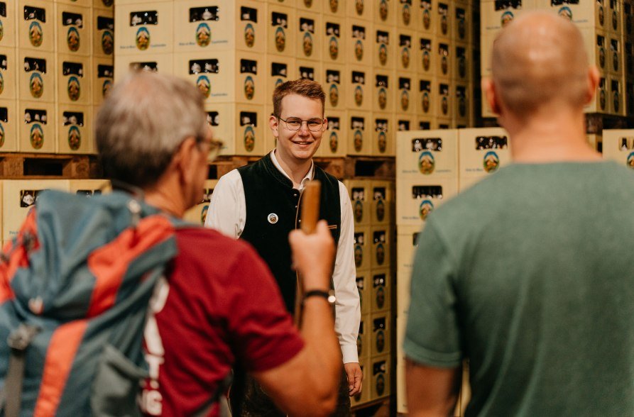 F&uuml;hrung bei Br&auml;u im Moos auf der Bierwallfahrt, &copy; Inn-Salzach Tourismus